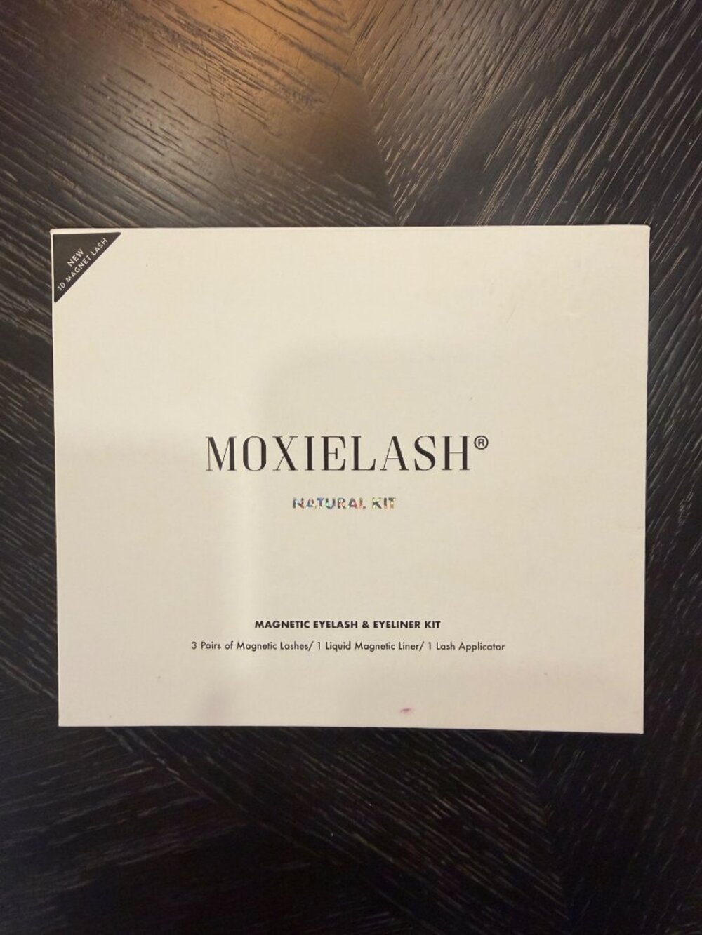 Moxielash Magnetic Eyelash & Eyeliner Natural Kit With 3 Pairs Of Silk Lashes Ma